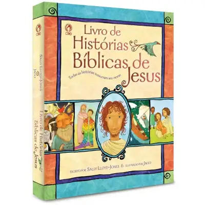 Capa do livro Livro de Histórias Bíblicas de Jesus