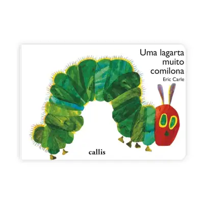 Capa do livro Uma Lagarta Muito Comilona