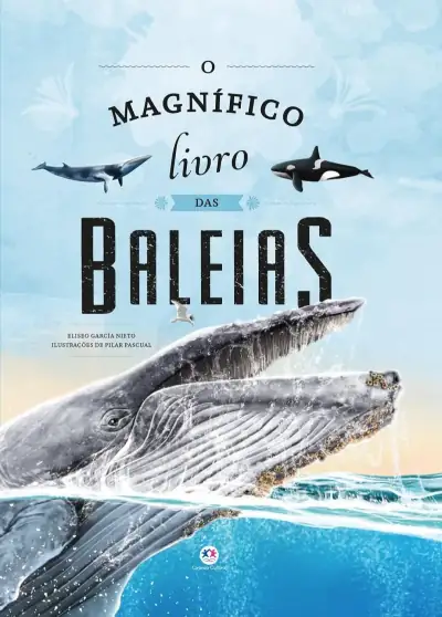 Capa do livro O magnífico livro das baleias