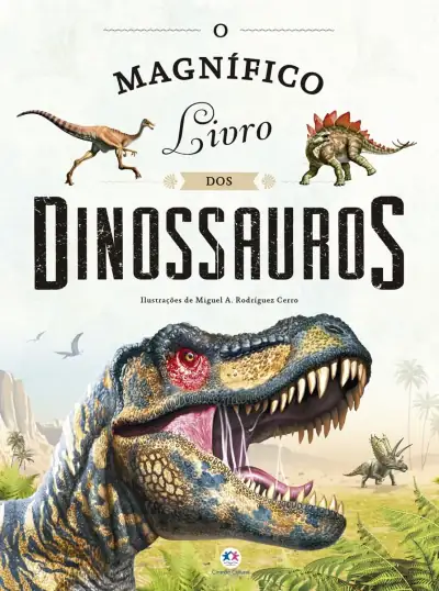 Capa do livro O magnífico livro dos dinossauros