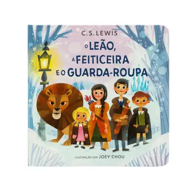 Capa do livro O Leão, a Feiticeira e o Guarda-Roupa