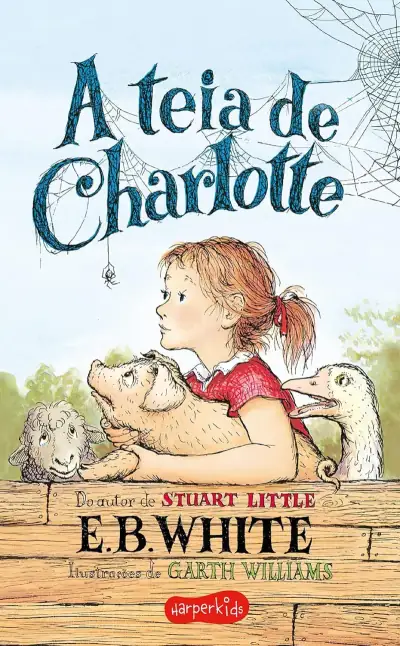 Capa do livro A teia de Charlotte
